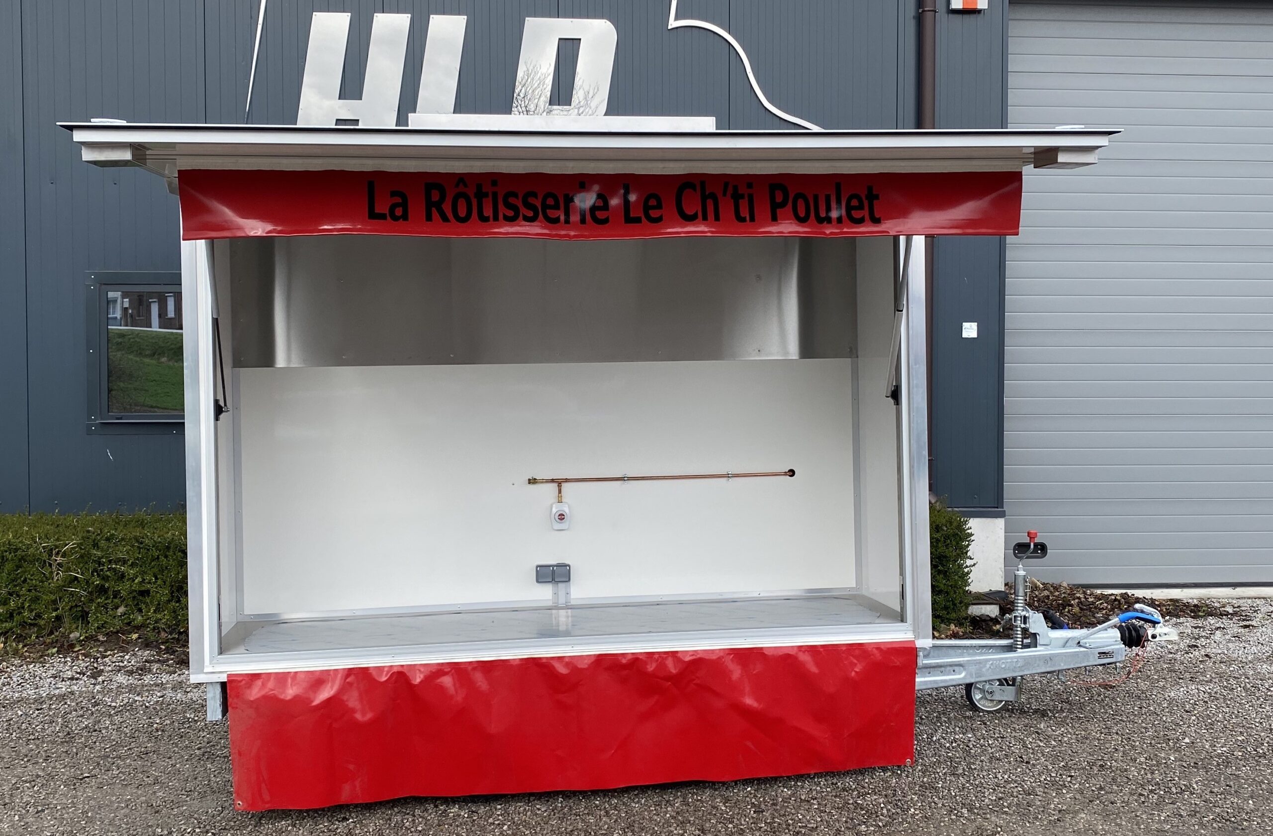 REMORQUE RÔTISSERIE 260 DOUBLE ESSIEUX