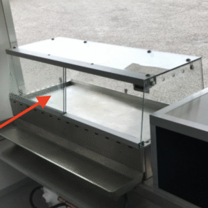 Glace / Vitre Porte coulissante Vitrine ITV02